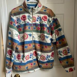 Vintage Alfred Dunner full zip with pockets